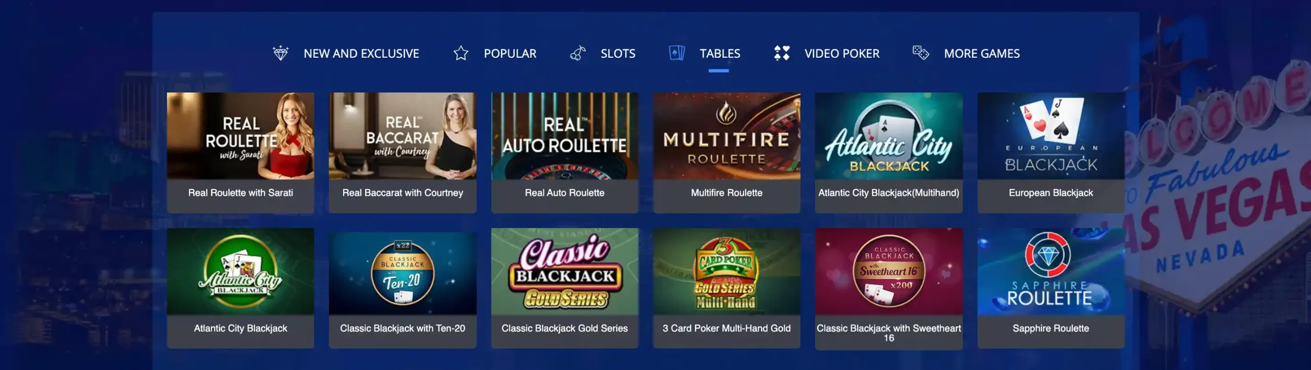 Casino All Slots Table Games